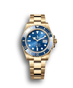 Rolex Submariner Blue Dial Gold 116618LB