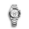 Super Clone Rolex Daytona Panda Black Bezel White Dial m126500ln-0001
