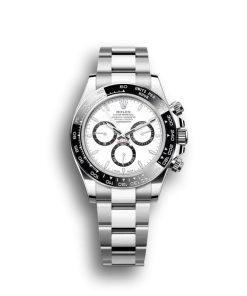 Super Clone Rolex Daytona Panda Black Bezel White Dial m126500ln-0001