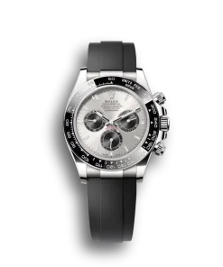 Super Clone Rolex Daytona White Gold Black Dial m126519ln-0006